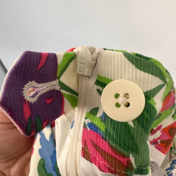 TALBOTS NWT Floral Straight Ankle Pants // 16 Petite - Picture 11 of 11